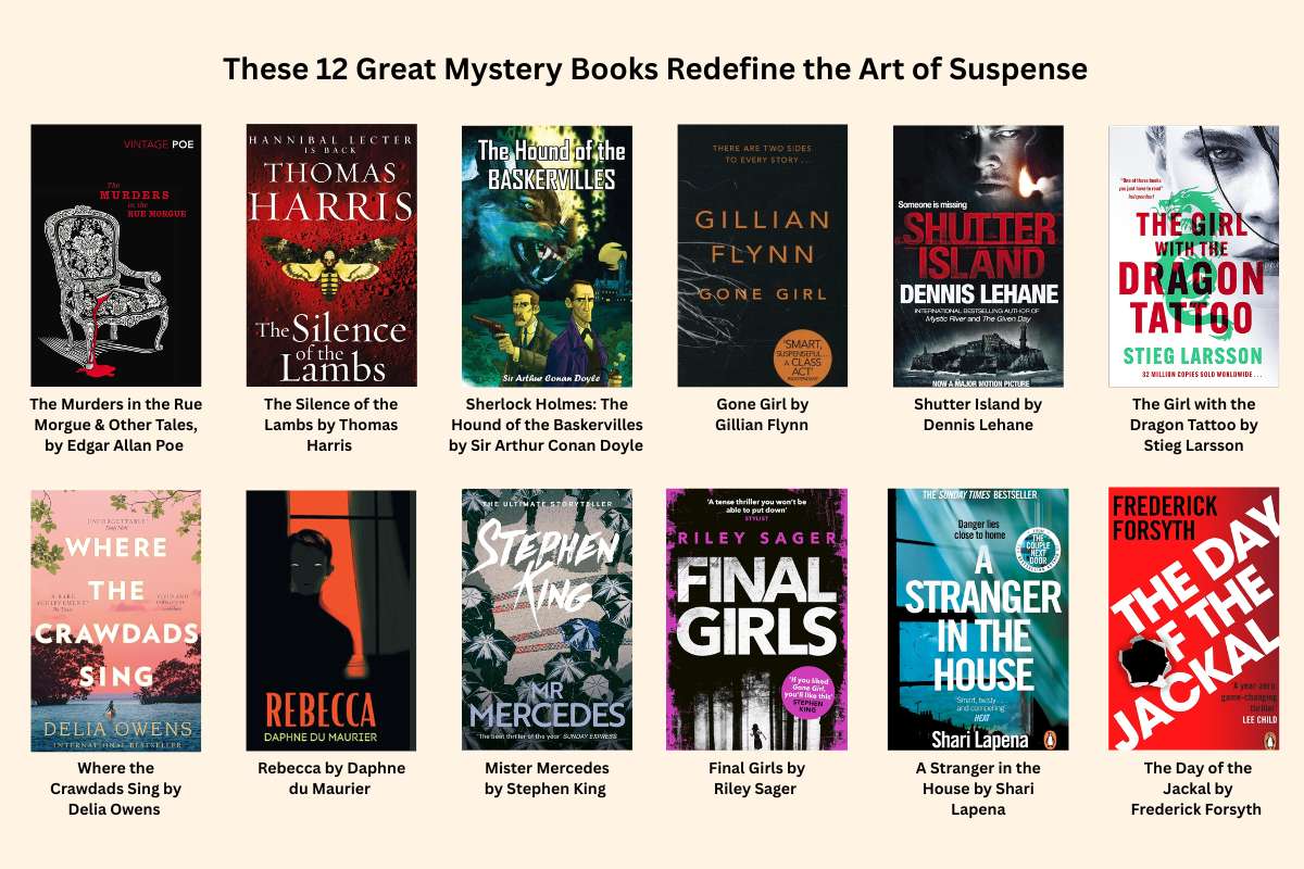 These 12 Great Mystery Books Redefine the Art of Suspense