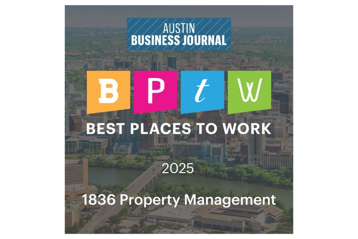 Read more about the article 1836 Property Management Recognized as #1 in ABJ Best Places to Work Award’s Micro Category
