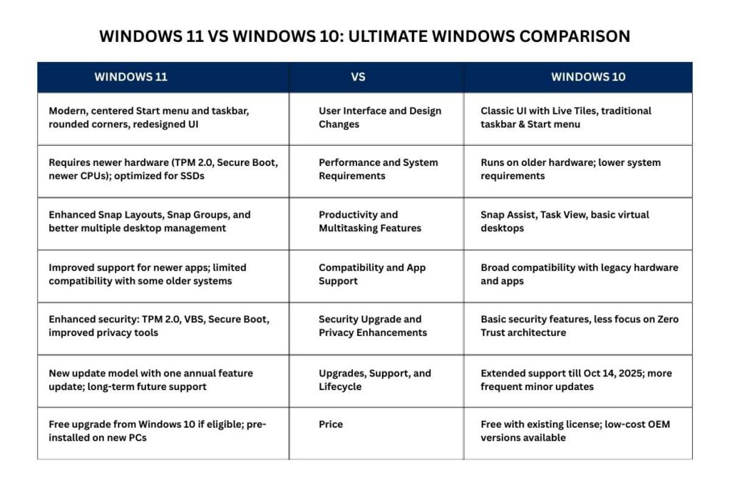 Windows 11 vs Windows 10: Which is the Smarter Choice? | Visionary CIOs