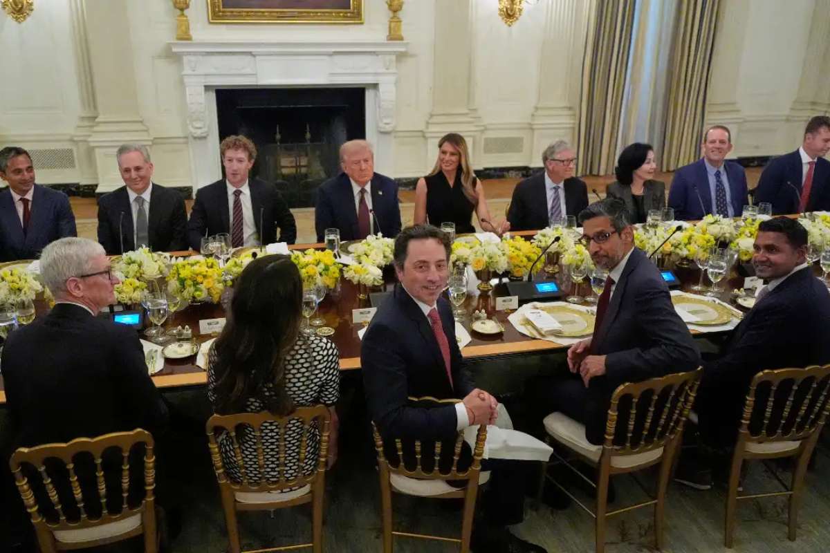 Trump Hosts Top Tech CEOs at White House Dinner, Signals Focus on Innovation