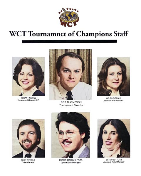 WCT Tournament of Champions Staff