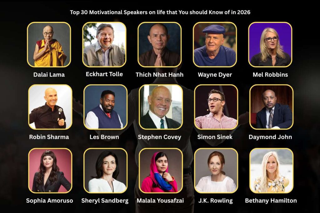 Top 30 Motivational Speakers on life that you should know | Visionary CIOs