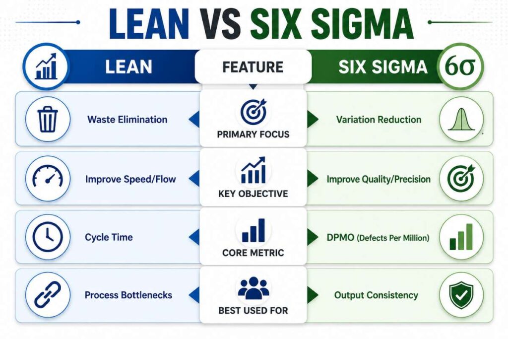 Lean vs Six Sigma Tactics to Stop Revenue Loss and Boost Efficiency | Visionary CIOs